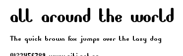 all around the world.ttf字體轉換器圖片