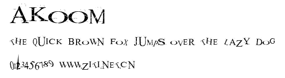 akoom.ttf字體轉換器圖片