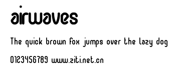 airwaves.ttf字體轉換器圖片