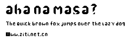 aha na masa?.ttf字體轉換器圖片