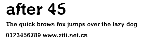 after 45.ttf字體轉換器圖片