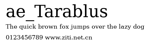 ae_Tarablus.ttf字體轉換器圖片