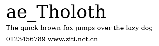 ae_Tholoth.ttf字體轉換器圖片