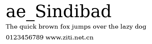ae_Sindibad.ttf字體轉換器圖片