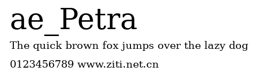ae_Petra.ttf字體轉換器圖片