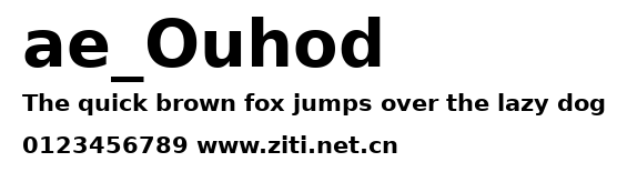 ae_Ouhod.ttf字體轉換器圖片