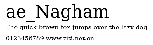 ae_Nagham.ttf字體轉換器圖片