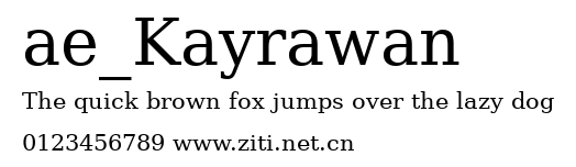 ae_Kayrawan.ttf字體轉換器圖片