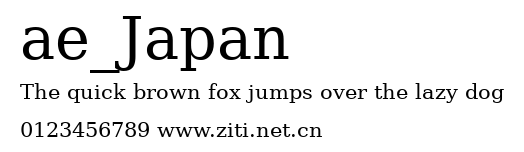 ae_Japan.ttf字體轉換器圖片
