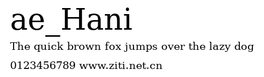 ae_Hani.ttf字體轉換器圖片