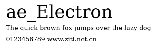 ae_Electron.ttf字體轉換器圖片
