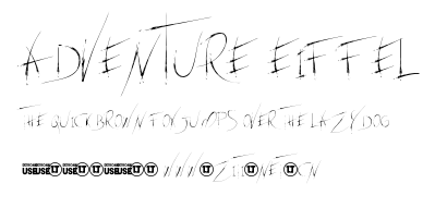 adventure Eiffel.ttf字體轉換器圖片