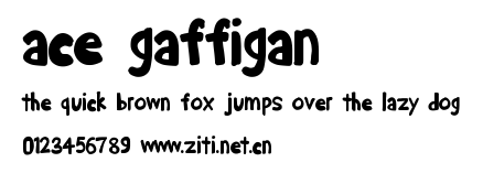 ace gaffigan.ttf字體轉換器圖片