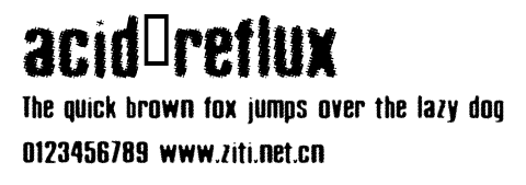acid_reflux.ttf字體轉換器圖片