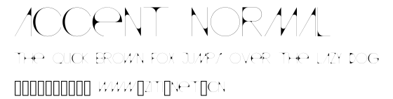 accent normal.ttf字體轉換器圖片