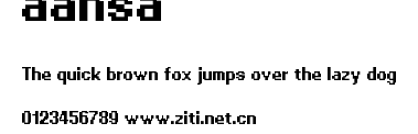 aansa.ttf字體轉換器圖片