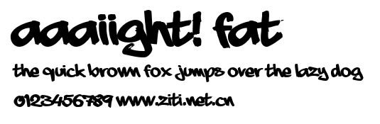 aaaiight! fat.ttf字體轉換器圖片