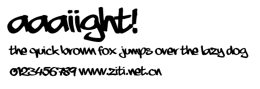 aaaiight!.ttf字體轉換器圖片