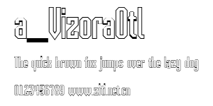 a_VizoraOtl.ttf字體轉換器圖片