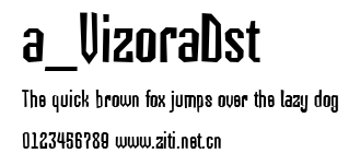 a_VizoraDst.ttf字體轉換器圖片