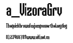 a_VizoraGrv.ttf字體轉換器圖片