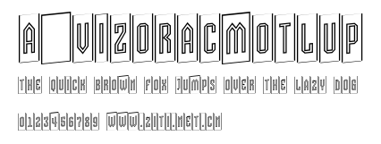a_VizoraCmOtlUp.ttf字體轉換器圖片