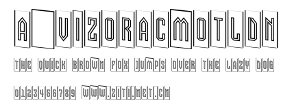 a_VizoraCmOtlDn.ttf字體轉換器圖片