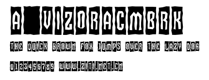 a_VizoraCmBrk.ttf字體轉換器圖片