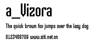 a_Vizora.ttf字體轉換器圖片