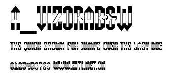 a_VizoraB&W.ttf字體轉換器圖片
