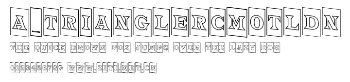 a_TrianglerCmOtlDn.ttf字體轉換器圖片