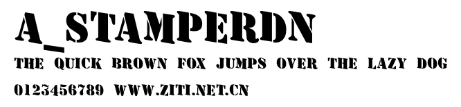 a_StamperDn.ttf字體轉換器圖片