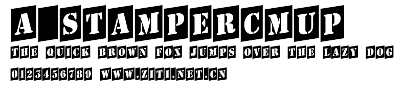 a_StamperCmUp.ttf字體轉換器圖片