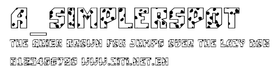a_SimplerSpot.ttf字體轉換器圖片