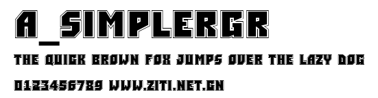 a_SimplerGr.ttf字體轉換器圖片