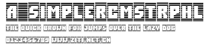 a_SimplerCmStrpHl.ttf字體轉換器圖片