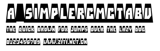 a_SimplerCmCtAbv.ttf字體轉換器圖片