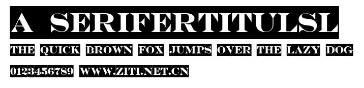 a_SeriferTitulSl.ttf字體轉換器圖片