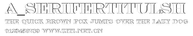 a_SeriferTitulSh.ttf字體轉換器圖片