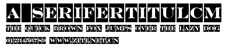 a_SeriferTitulCm.ttf字體轉換器圖片