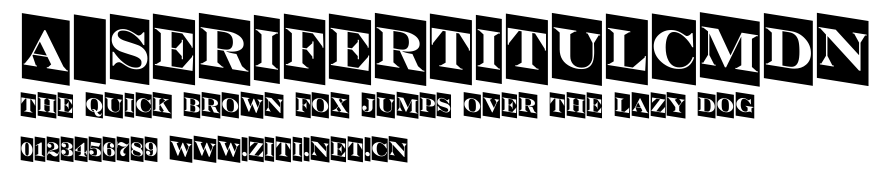 a_SeriferTitulCmDn.ttf字體轉換器圖片