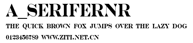 a_SeriferNr.ttf字體轉換器圖片