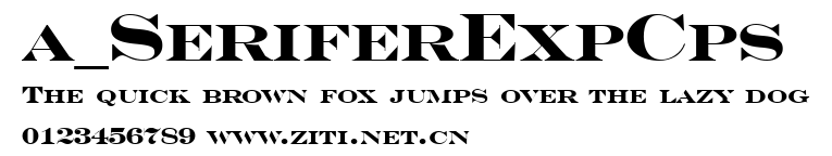 a_SeriferExpCps.ttf字體轉換器圖片