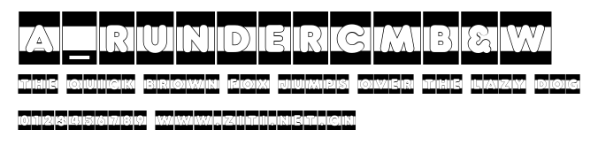 a_RunderCmB&W.ttf字體轉換器圖片