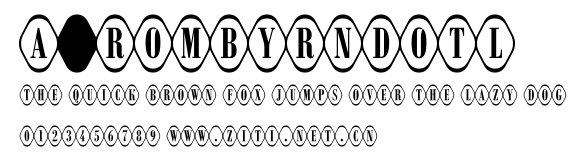 a_RombyRndOtl.ttf字體轉換器圖片