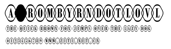 a_RombyRndOtlOvl.ttf字體轉換器圖片