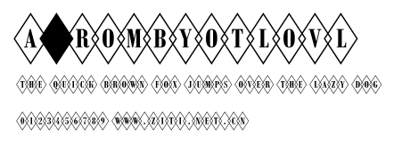 a_RombyOtlOvl.ttf字體轉換器圖片