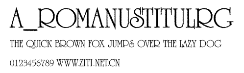 a_RomanusTitulRg.ttf字體轉換器圖片