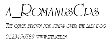 a_RomanusCps.ttf字體轉換器圖片