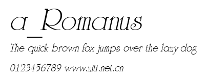 a_Romanus.ttf字體轉換器圖片